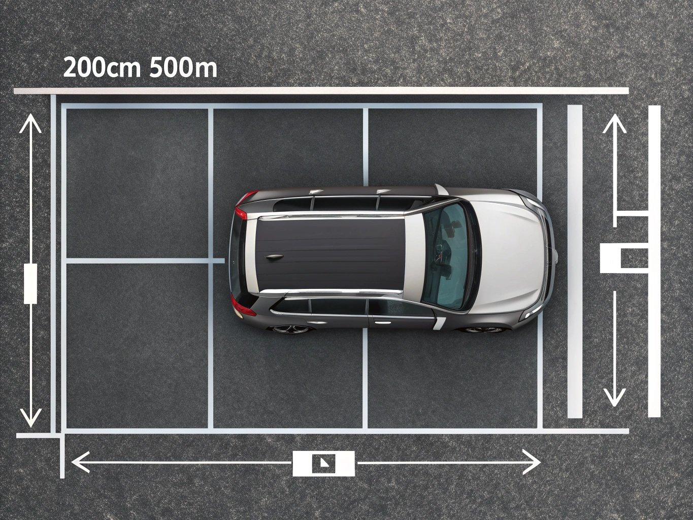 駐車スペースの広さ